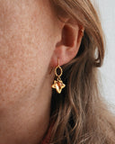 BO feuille d'érable et cornaline