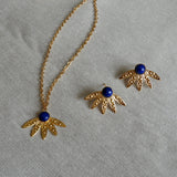 Collier Carmella, lapis-lazuli