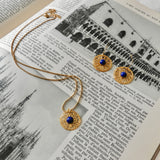 Boucles d'oreilles Louison, Lapis-Lazuli