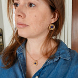Boucles d'oreilles Louison, Lapis-Lazuli