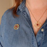 Pendentif Louison, Cornaline