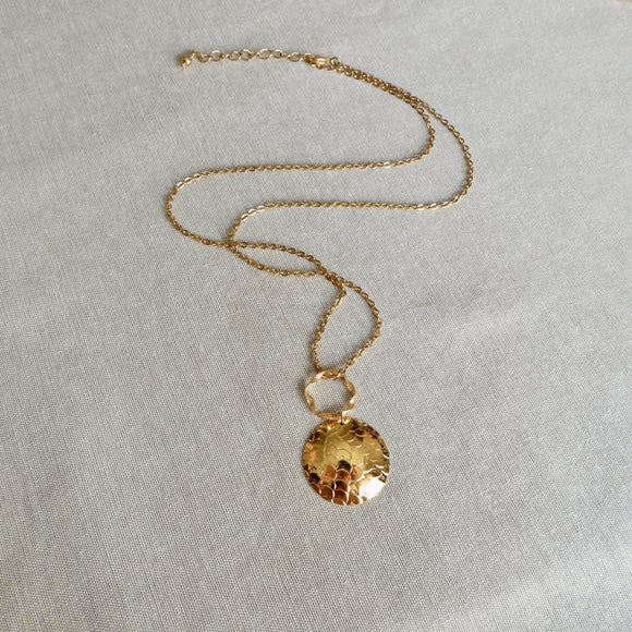 Collier Naïa, laiton doré à l'or fin