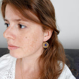 Boucles d'oreilles Louison, Lapis-Lazuli