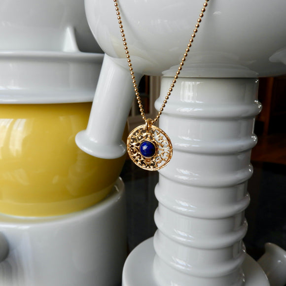 Pendentif Louison, lapis-lazuli