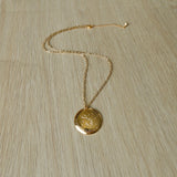 Pendentif médaille Flora