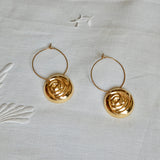 Boucles d'oreilles Camélia