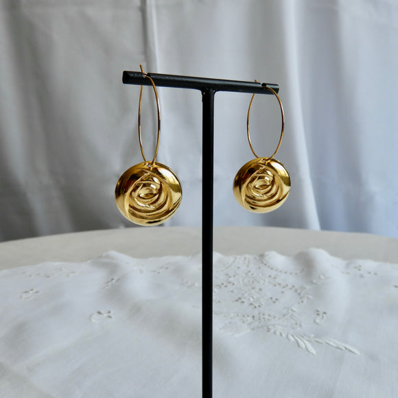 Boucles d'oreilles Camélia