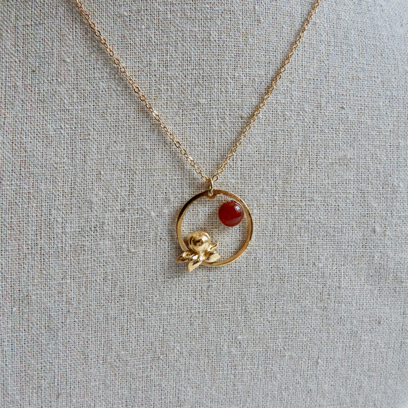 Pendentif Eve, Cornaline