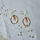 Boucles d'oreilles Bloom, rose