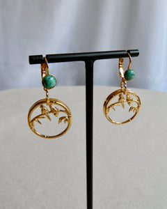 Boucles d'oreilles "Aux Oiseaux"
