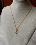 Pendentif pierre verte