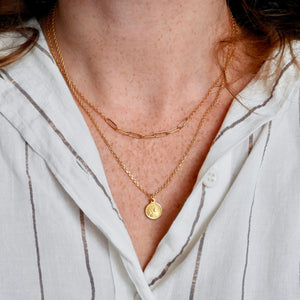 Collier "Julia" doré à l'or fin